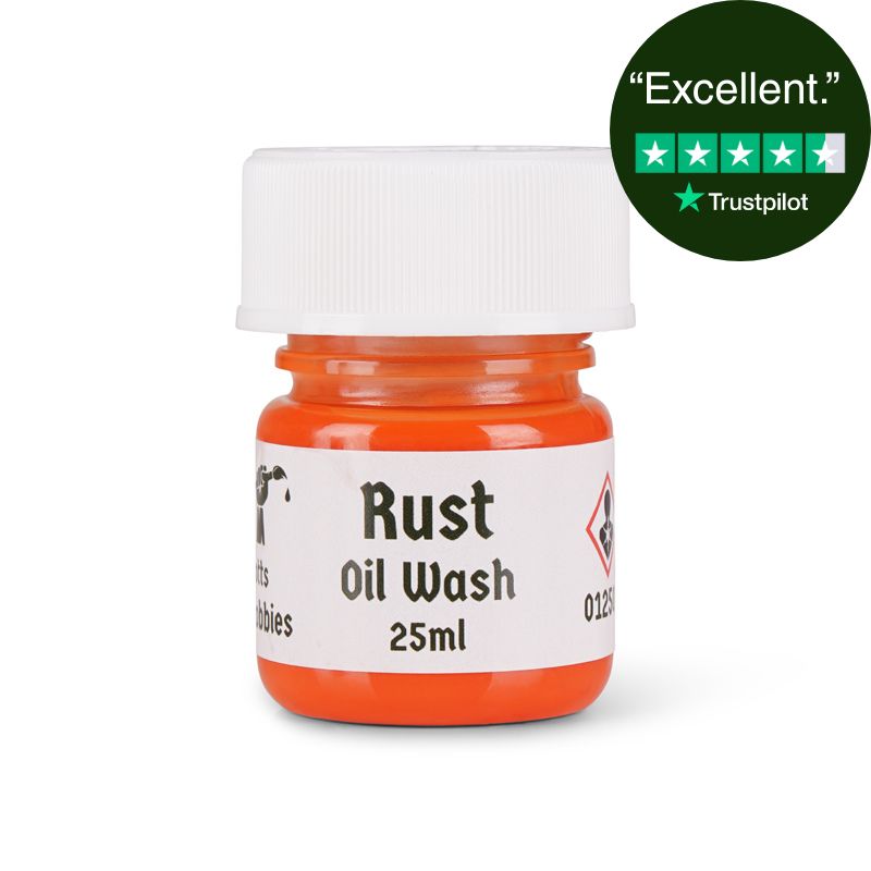 Bottle of Orange Oil Wash with a white cap on a white background, featuring a Trustpilot rating badge.